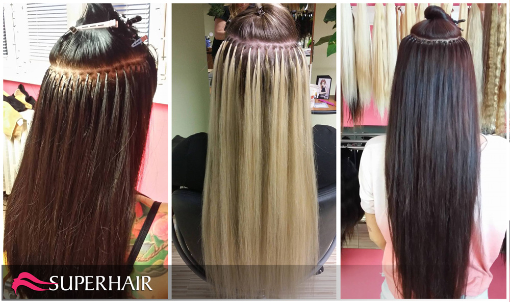 hajhosszabbítás - hőillesztés hajhosszabbítás - hőillesztés