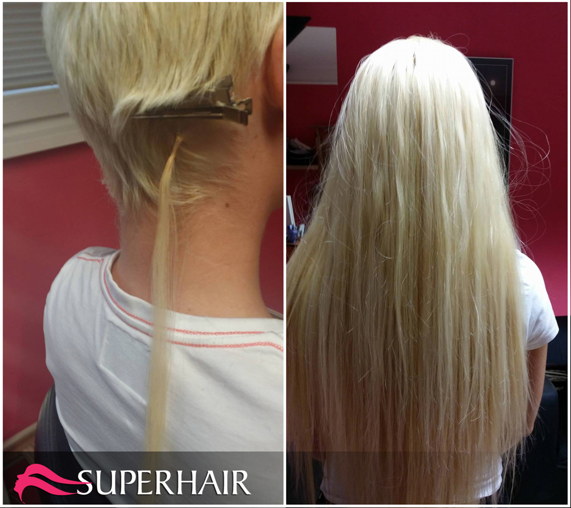 Hajhosszabbítás előtte - utána