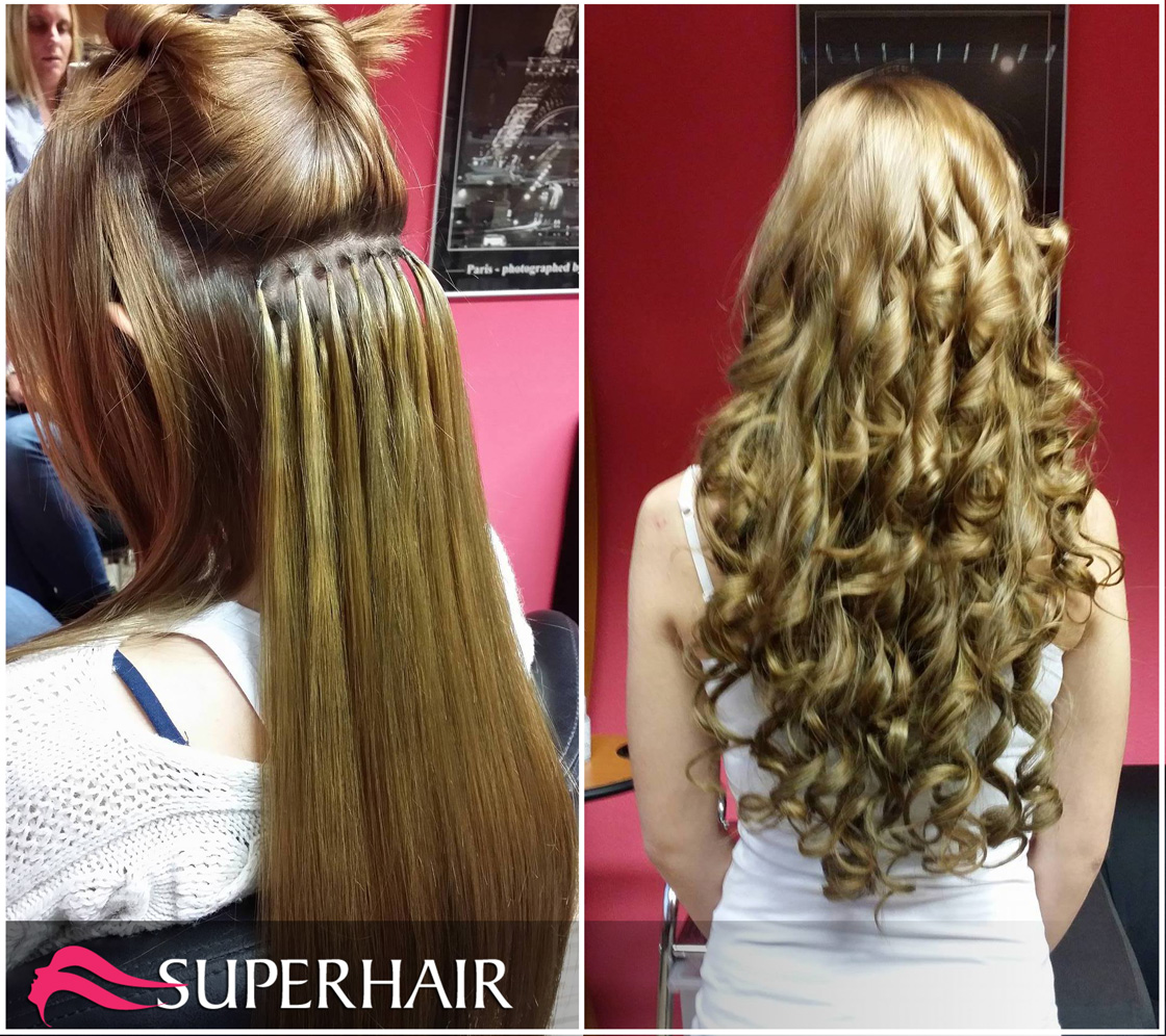 Hajhosszabbítás előtte - utána